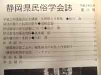 静岡県民俗学会誌　第11号