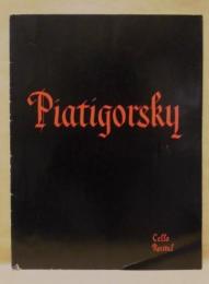 ［公演パンフレット］ Piatigorsky ： グレゴール・ピアティゴルスキー　チェロ演奏会