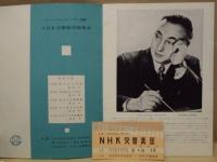 ［公演パンフレット］ ウィルヘルム・ロイブナー指揮　NHK交響楽団演奏会