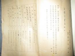 出版統制による京都の出版社統合に関する資料　（昭和18年前後）