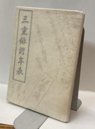三重俳諧年表