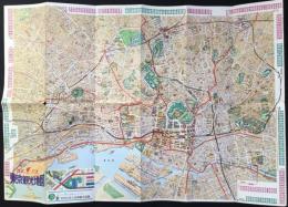〈鳥瞰図〉はとバス発行『東京観光地図』