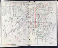 大阪市電気局発行『高速地下鉄・路面電車運転系統図』