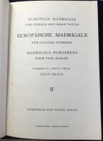 〈海外合唱楽譜〉ヨーロッパのマドリガル2 男声と女声のため