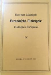 〈海外合唱楽譜〉ヨーロッパのマドリガル4　男声と女声のため