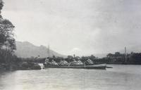 〈絵葉書〉諏訪名勝　諏訪湖より富岳を望む