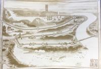 〈生写真〉富田濱海水浴・皷ヶ浦海水浴・須賀浦の海水浴・霞ヶ浦海水浴・弁天島海水浴・三河鉄道鳥瞰図 各原画