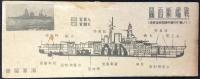 〈シオリ〉海軍協会発行『海軍志願の年齢　月月火水木金金　戦艦断面図』