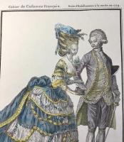 フレンチコルムノート　1779年のスイスのおしゃれ服