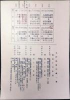 〈プログラム〉愛知県知多郡野間村第一国民学校発行『第一回南知多国民学校珠算修練大会』