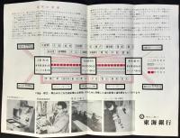 〈チラシ〉東海銀行発行『通信の発達』