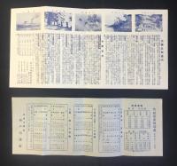 〈鳥瞰図〉尾道・瀬戸内商船発行『四国ー中国　鉄道連絡船』
