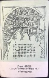 〈絵葉書〉東京都中央区日本橋室町・三共株式会社発行『15世紀の薬局図』