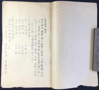 稲葉郡更木村役場発行『農業調査打合事項』