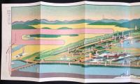 〈鳥瞰図〉岡山後楽園名所図絵