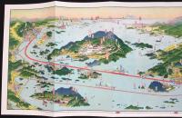 〈鳥瞰図〉大三島と道後・松山