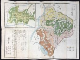 愛知県管下十大区　三河国額田郡村名附区割図