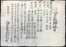江戸定飛脚問屋発行『江戸定飛脚休日』