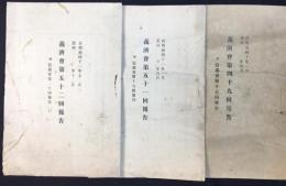 義済会報告　附）信義会報告　3点一括
