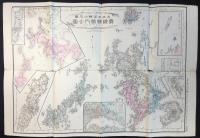 大日本管轄分地図　長崎県管内全図　陸里四十六万分之一