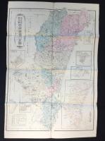 大日本管轄分地図　宮崎県管内全図　陸里三十三萬二千五百六十四分一