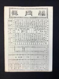 大日本管轄分地図　福岡県管内全図　陸里三萬七千五百分之一