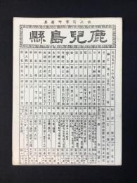 大日本管轄分地図　鹿児島県管内全図　陸里四十四万分之一