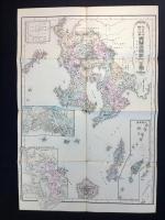 大日本管轄分地図　鹿児島県管内全図　陸里四十四万分之一