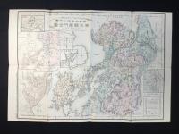 大日本管轄分地図　熊本県管内全図　陸里三十五万分之一