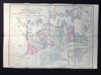 大日本管轄分地図　香川県管内全図　陸里四十七万分之一