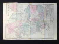 大日本管轄分地図　広島県管内全図　陸里二十七万五千分之一