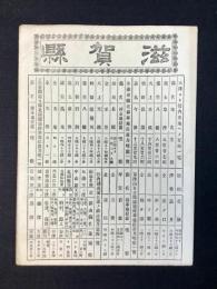 大日本管轄分地図　滋賀県管内全図　陸里十九万分之一