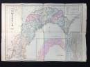 大日本管轄分地図　高知県管内全図　陸里三十九万分之一