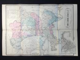 大日本管轄分地図　神奈川県管内全図　陸里十九万分之一