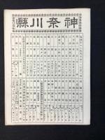 大日本管轄分地図　神奈川県管内全図　陸里十九万分之一