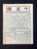 大日本管轄分地図　千葉県管内全図　陸里三十万分之一