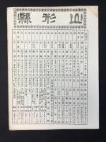 大日本管轄分地図　山形県管内全図　陸里三十二万分之一