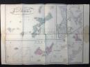 大日本管轄分地図　沖縄県管内全図　陸里五十六万分之一