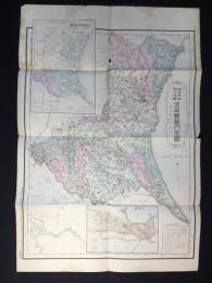 大日本管轄分地図　茨城県管内全図　陸里三十万分之一