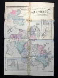 大日本管轄分地図　大分県管内全図　陸里三十三万七千五百分之一