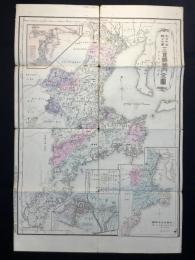 大日本管轄分地図　三重県管内全図　陸里三十三万分之一