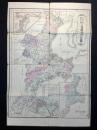 大日本管轄分地図　三重県管内全図　陸里三十三万分之一