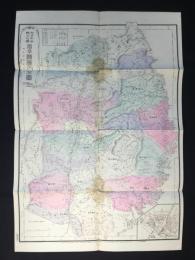 大日本管轄分地図　岩手県管内全図　陸里三十六万分之一