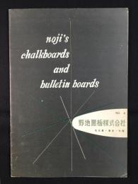 〈カタログ〉野地黒板株式会社発行『野地の黒板』NO4