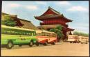 〈絵葉書〉東本願寺　連なるバス