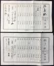 〈領収書〉牛乳商　八尾保生舎　二点一括