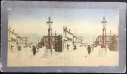 〈ステレオ写真〉神戸　メリケン市街