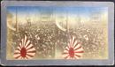 〈ステレオ写真〉東京府　凱旋祝雑トヲ図　三十七八戦役凱旋祝ノ図