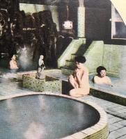 〈絵葉書〉登別温泉　入浴風景