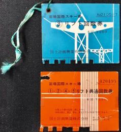 苗場国際スキー場リフト券　2種一括